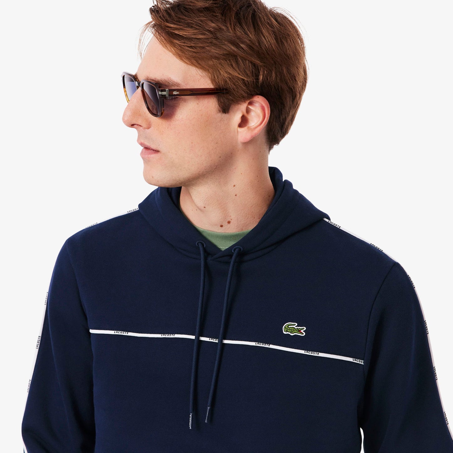 Lacoste Erkek Classic Fit Kapüşonlu Lacivert Sweatshirt