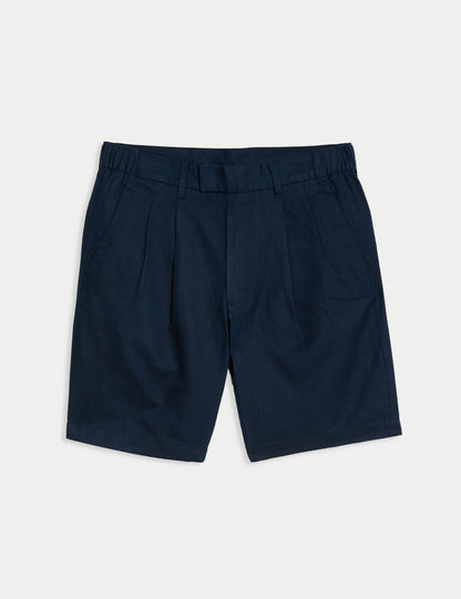 Regular Fit Keten Şort