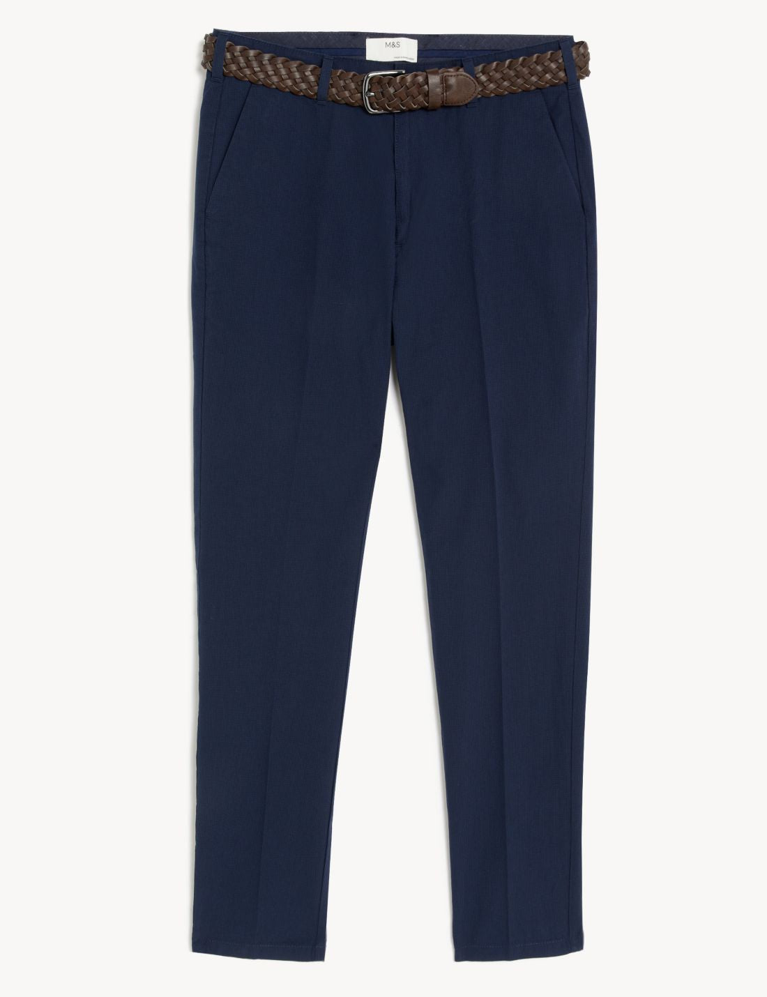 Saf Pamuklu Slim Fit Chino Pantolon