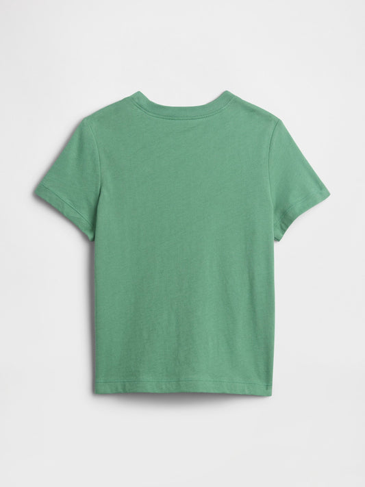 Yeşil Disney Toy Story Logo T-shirt