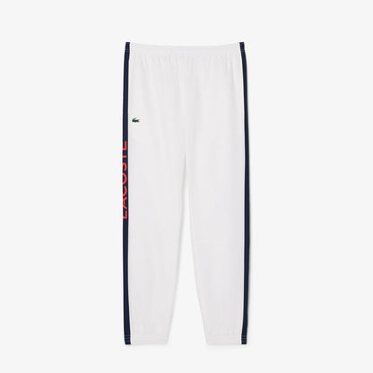 Lacoste Erkek Regular Fit Fermuarlı Renk Bloklu Beyaz Eşofman Takımı