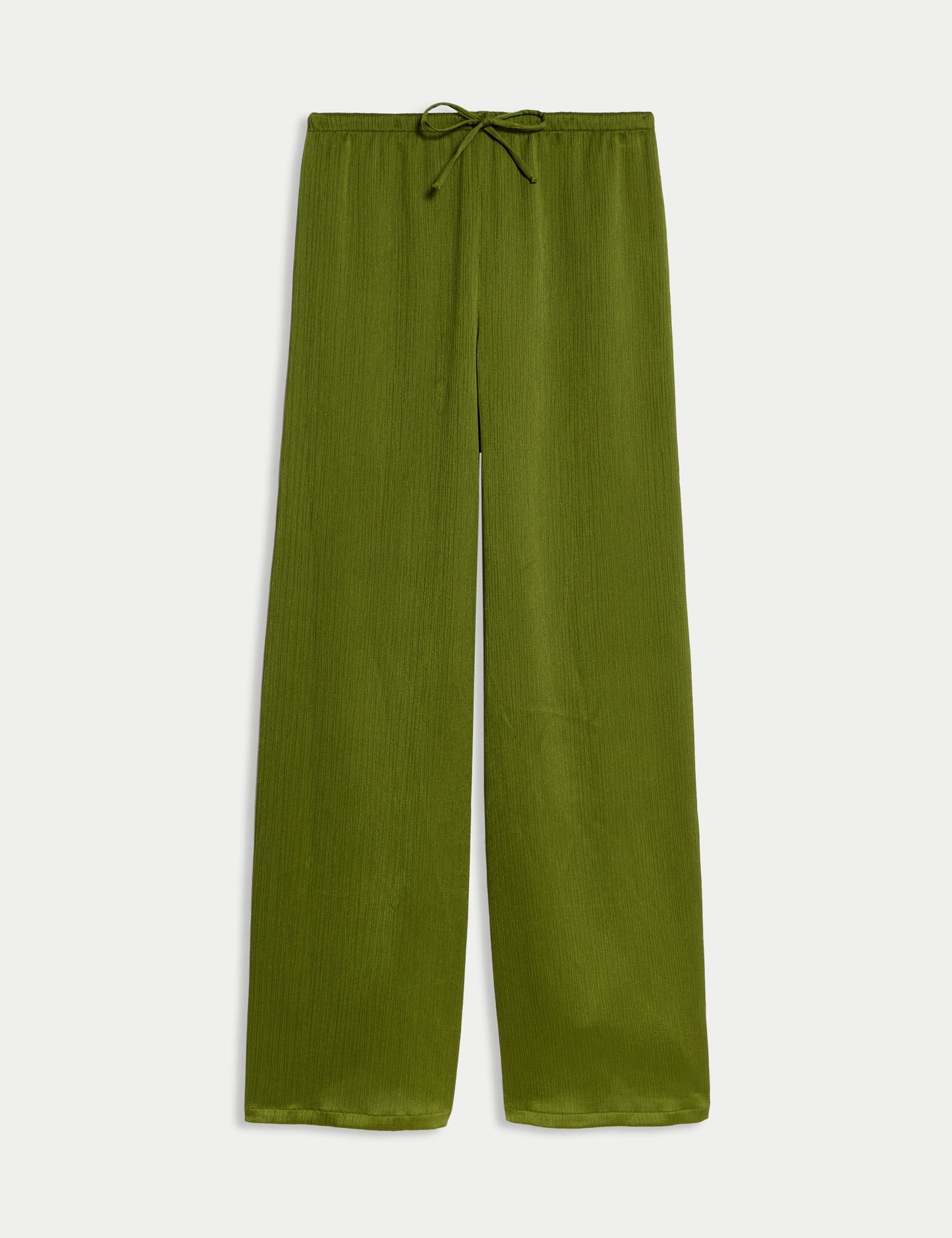 Büzgülü Geniş Paça Pantolon