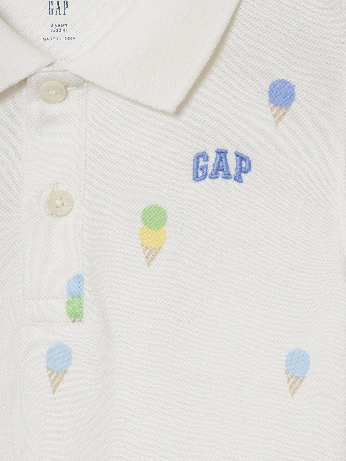 Beyaz Pique Polo T-shirt