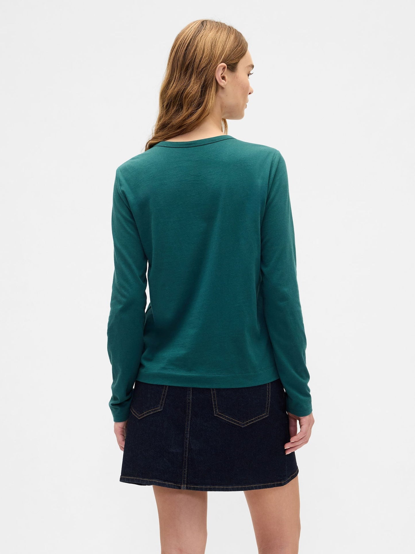 Yeşil Favorite Gap Logo T-shirt