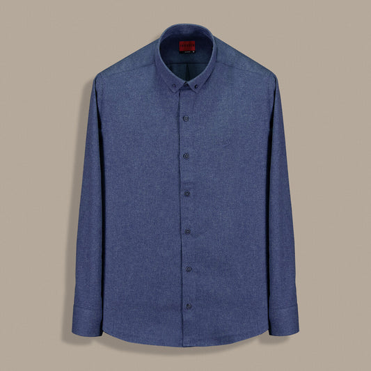 Carina Uzun Kol Lacivert Gömlek