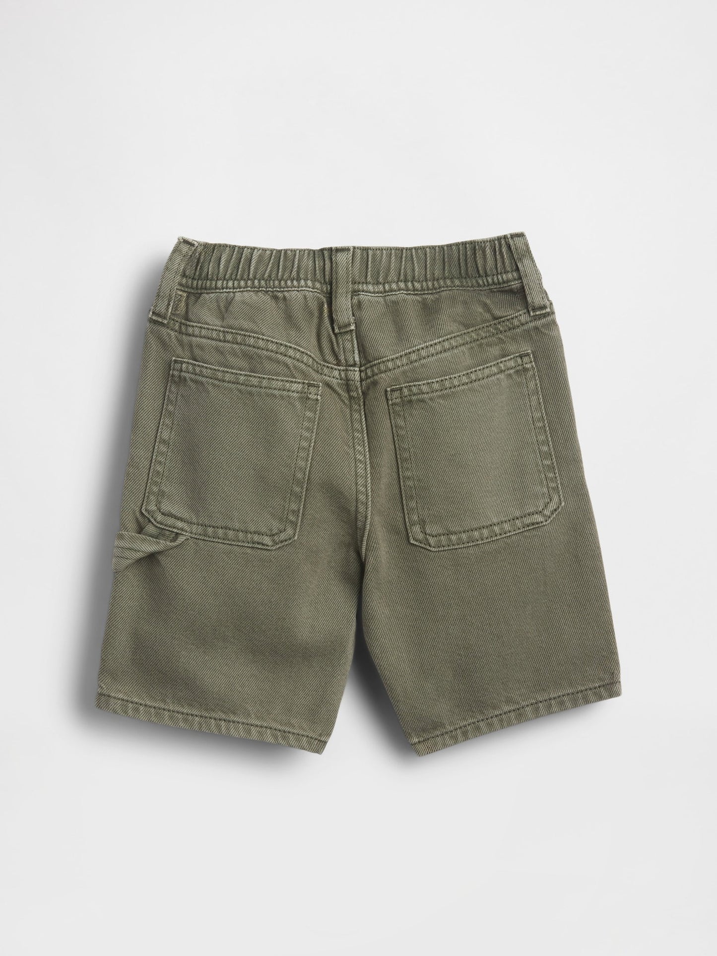 Haki Ultrasoft Denim Pull-on Carpenter Şort