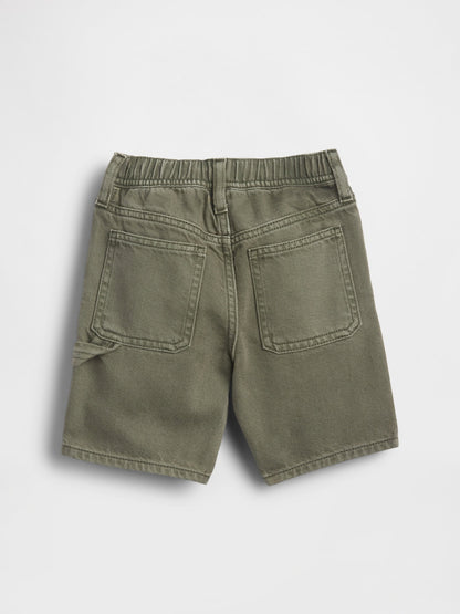 Haki Ultrasoft Denim Pull-on Carpenter Şort