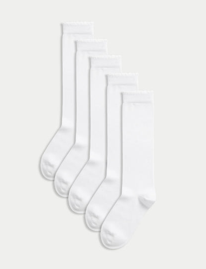 5'li Freshfeet™ Diz Altı Çorap (2-11 Yaş)