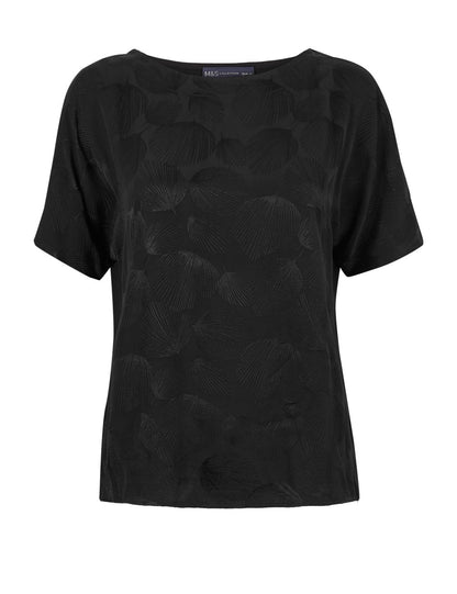 Jakarlı Straight Fit Bluz