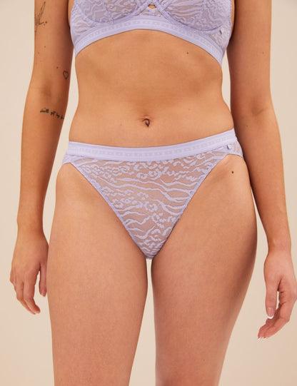 Gisella Dantel Detaylı High Leg Külot