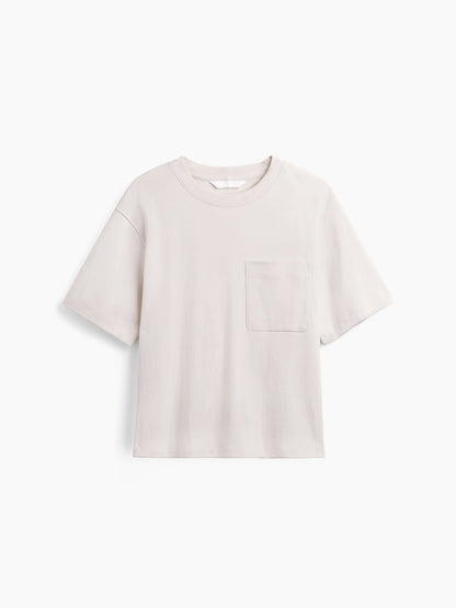 Krem Gapstudio Extra Heavyweight Cepli T-shirt
