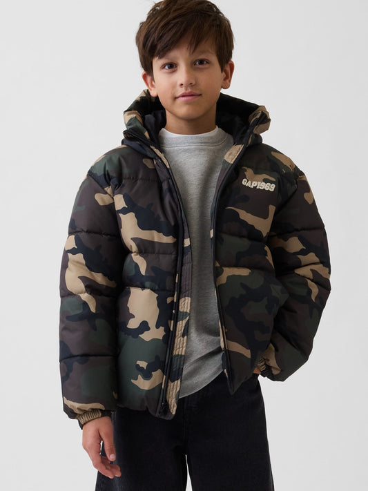 Pembe Midweight Hooded Puffer Şişme Mont