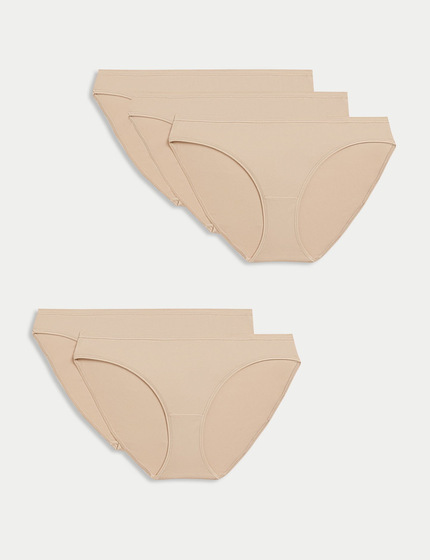 5'li Dikişsiz Bikini Külot Seti