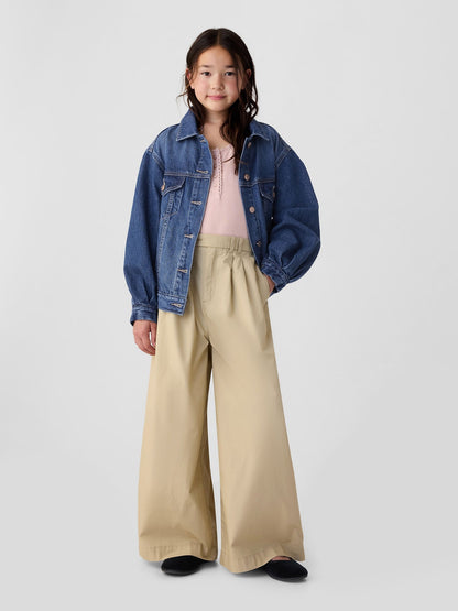 Bej Gap × Dôen High Rise Khaki Pantolon