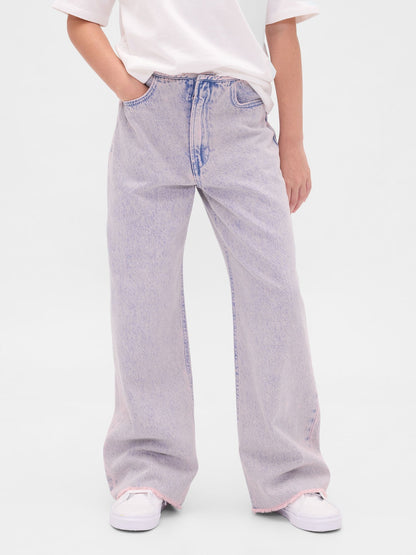 Pembe Low Rise Stride Wide-leg Jean Pantolon