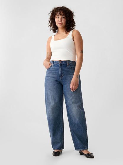 Mavi High Rise Barrel Jean Pantolon