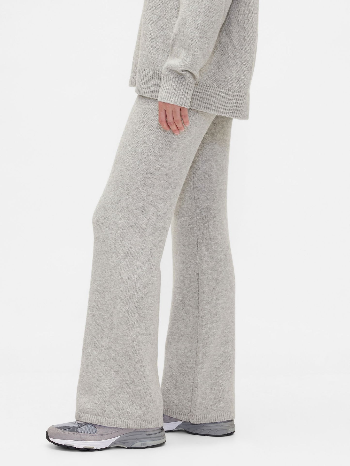 Gri Cashsoft Boot Triko Pantolon
