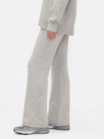 Gri Cashsoft Boot Triko Pantolon