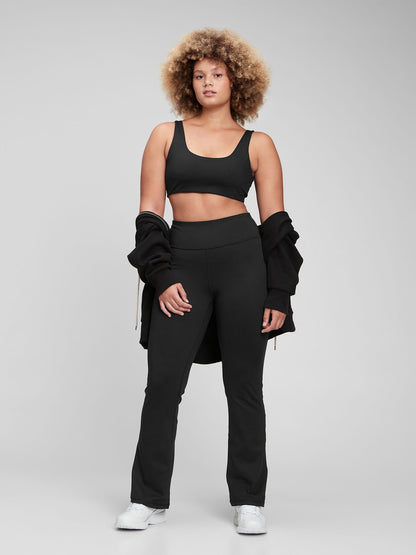 Siyah Gapfit Sky High Rise Flare Legging Tayt