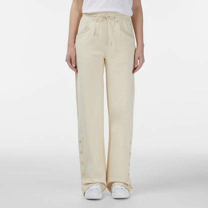 Lacoste Kadın Straight Fit Krem Eşofman Altı