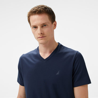 Nautica Erkek Lacivert Regular Fit T-shirt