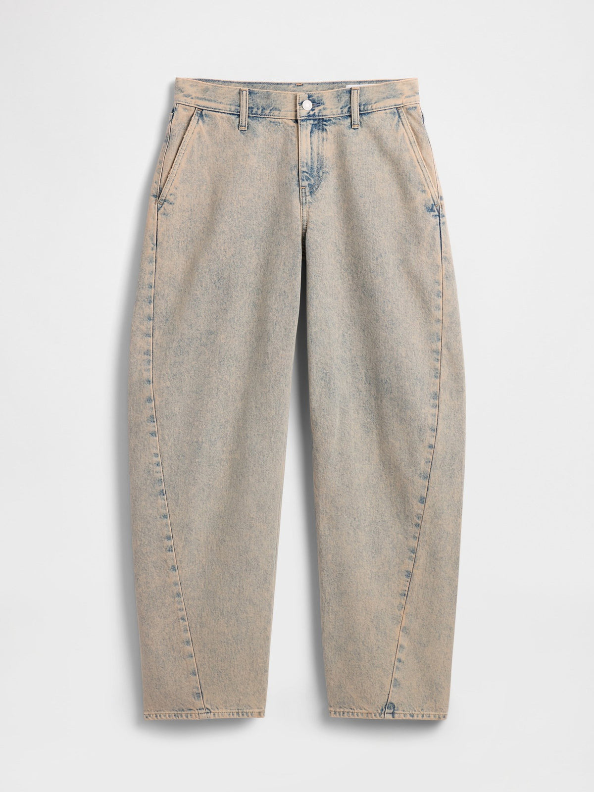 Açık Mavi Gap × Hfr Low Rise Baggy Barrel Jean Pantolon By Nicole Benefield Portfolio