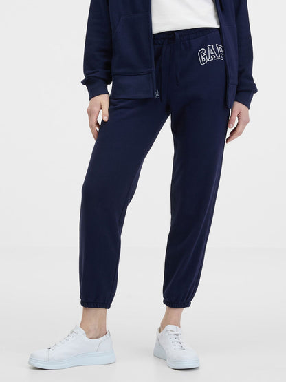 Lacivert Gap Logo Jogger Havlu Kumaş Eşofman Altı