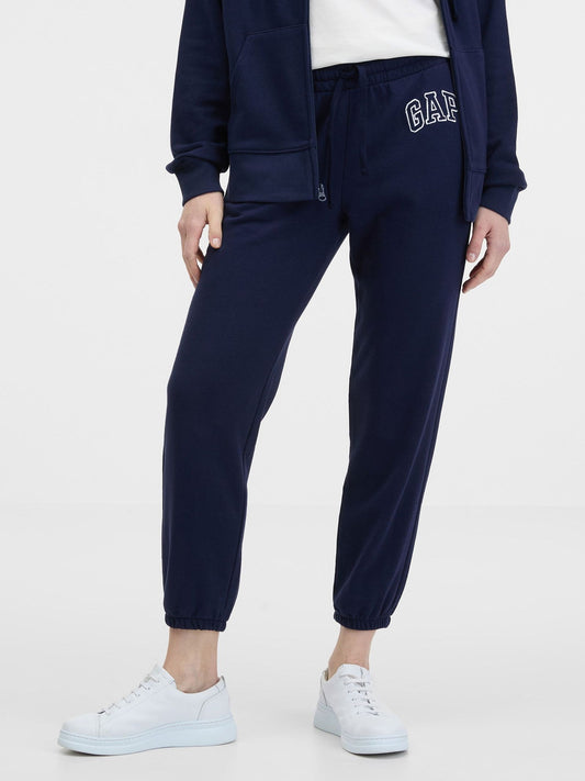 Lacivert Gap Logo Jogger Havlu Kumaş Eşofman Altı