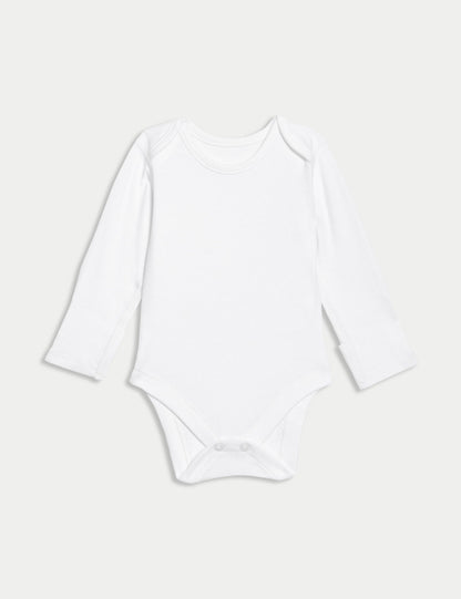 Saf Pamuklu 7'li Bodysuit Seti (0-3 Yaş)