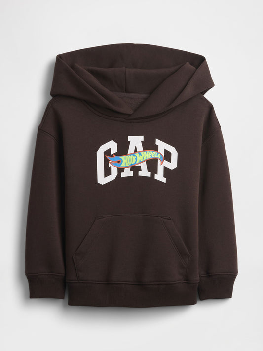 Koyu Kahverengi Relaxed Vintagesoft Hot Wheels Logo Sweatshirt