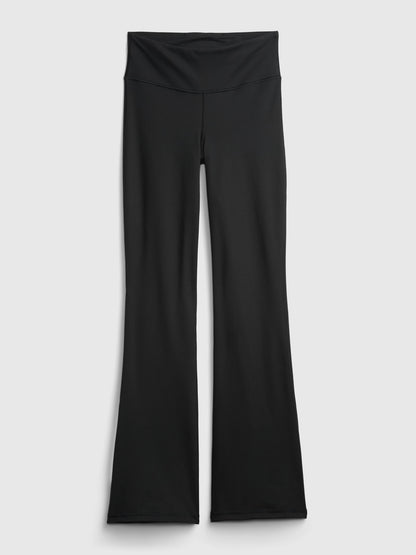 Siyah Gapfit Sky High Rise Flare Legging Tayt