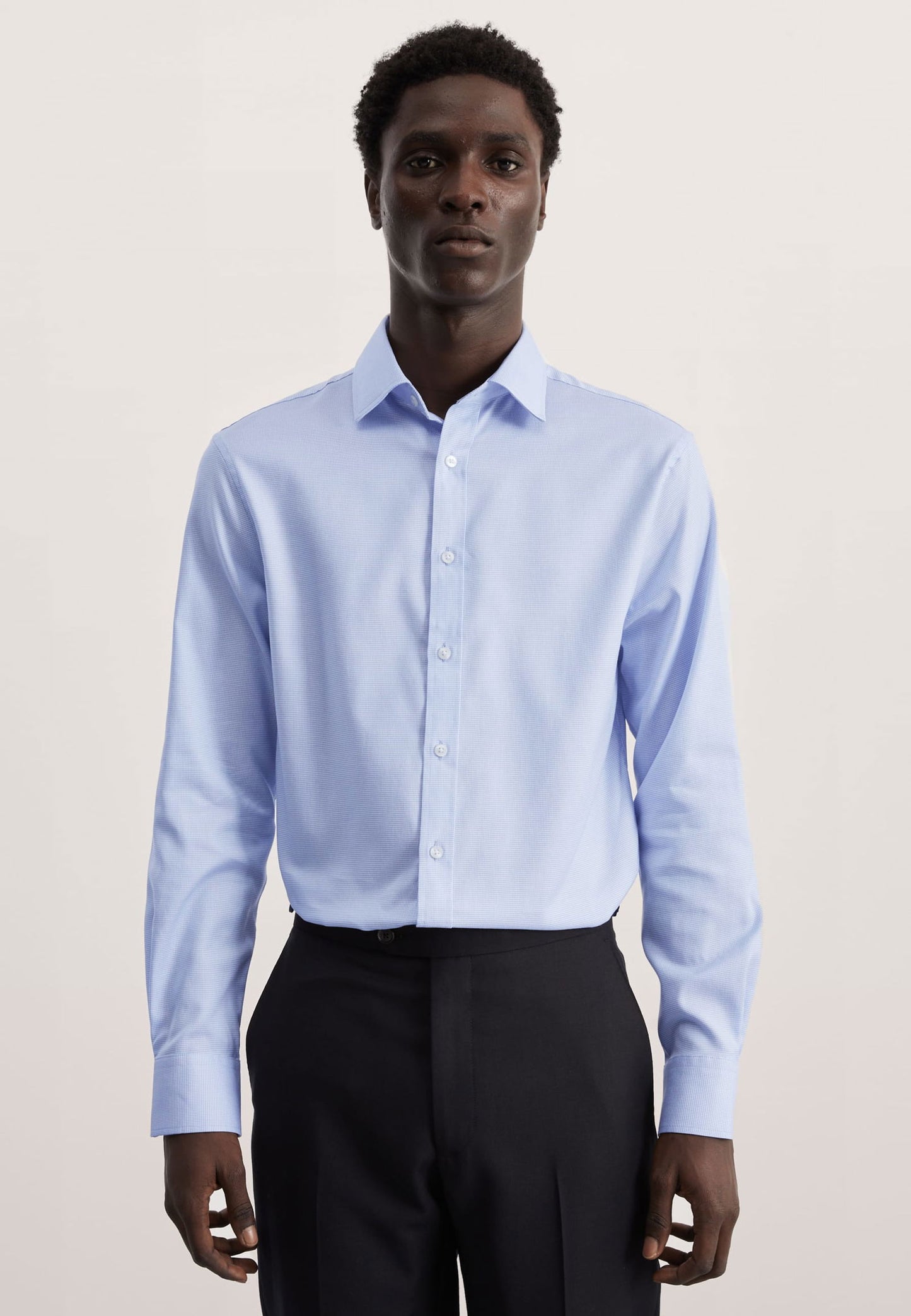 Saf Pamuklu Tailored Fit Gömlek