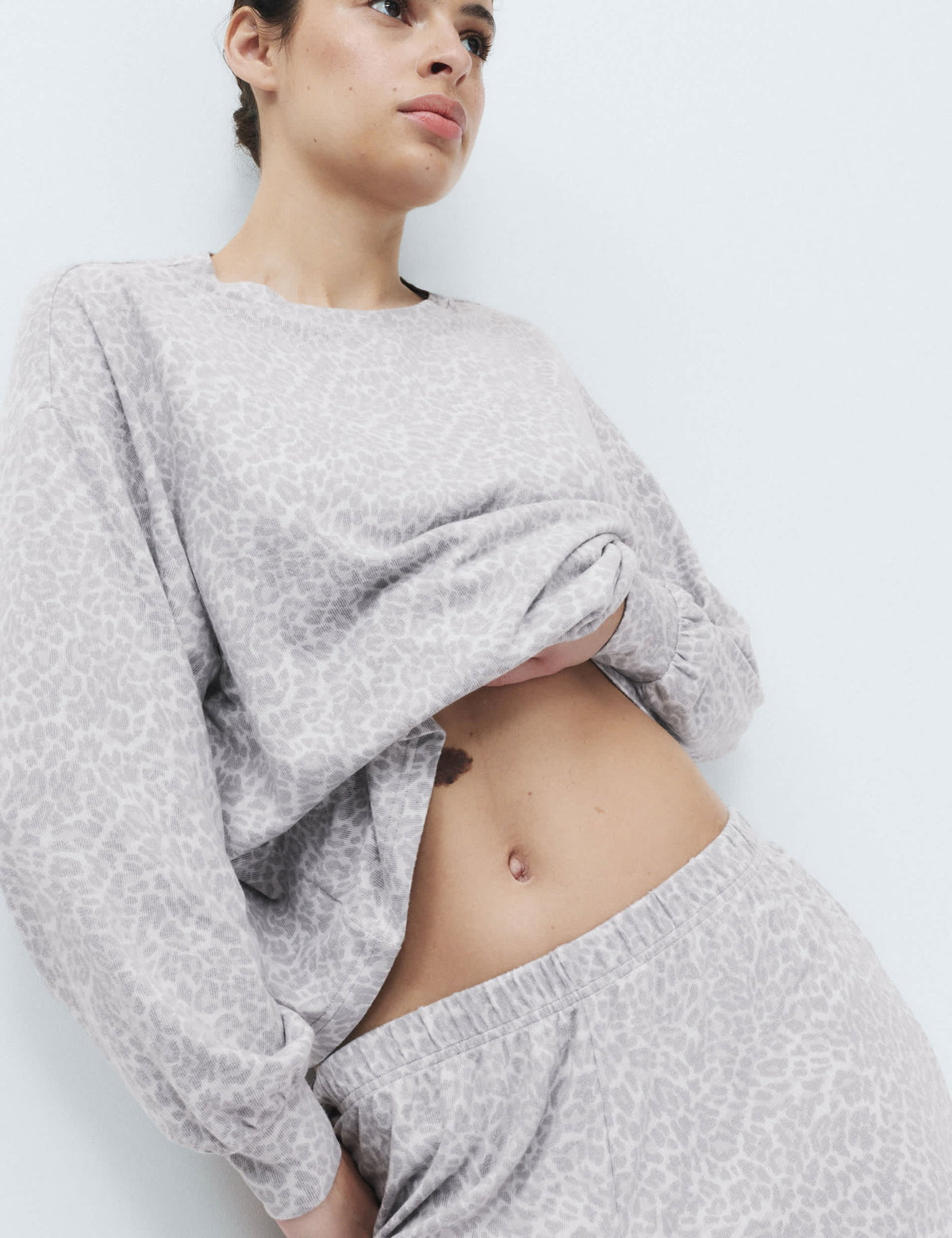 Desenli Pijama Takımı