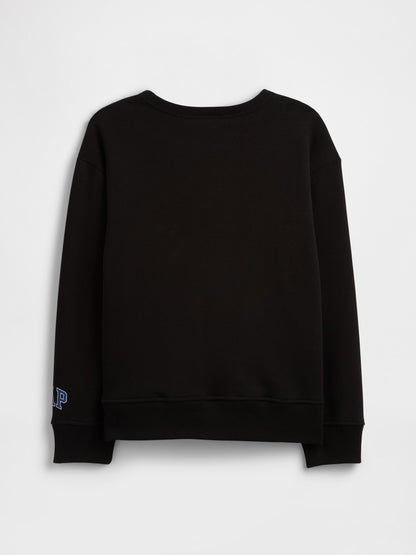 Siyah Star Wars™ Relaxed Bisiklet Yaka Sweatshirt