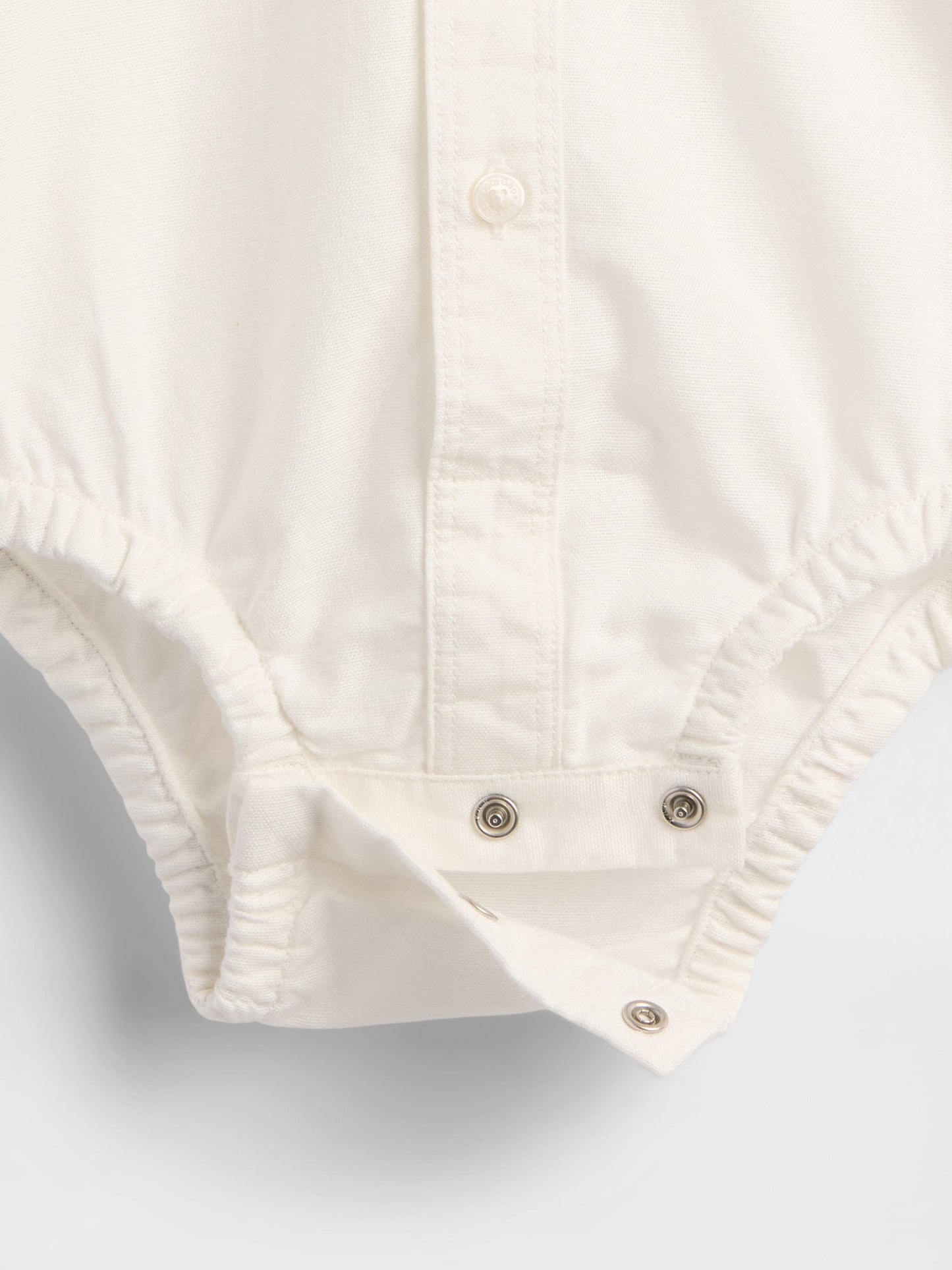 Beyaz Baby Oxford Bodysuit