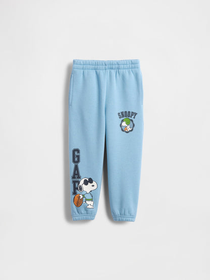 Açık Mavi Vintagesoft Snoopy Logo Eşofman Altı
