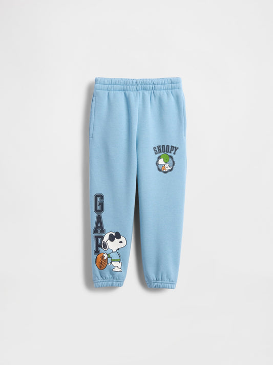 Açık Mavi Vintagesoft Snoopy Logo Eşofman Altı