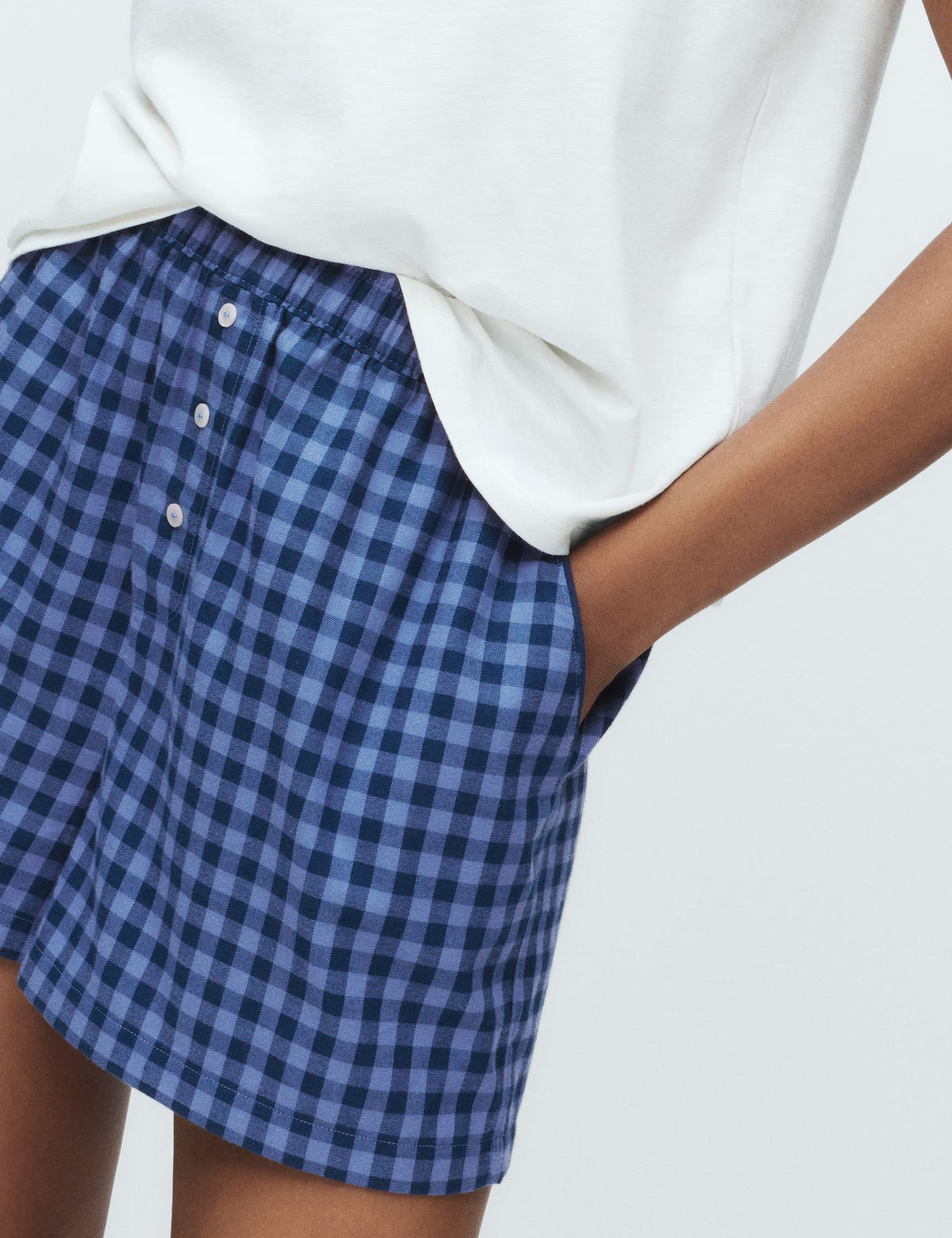 2’li Paket Saf Pamuklu Baskılı Pijama Şortları