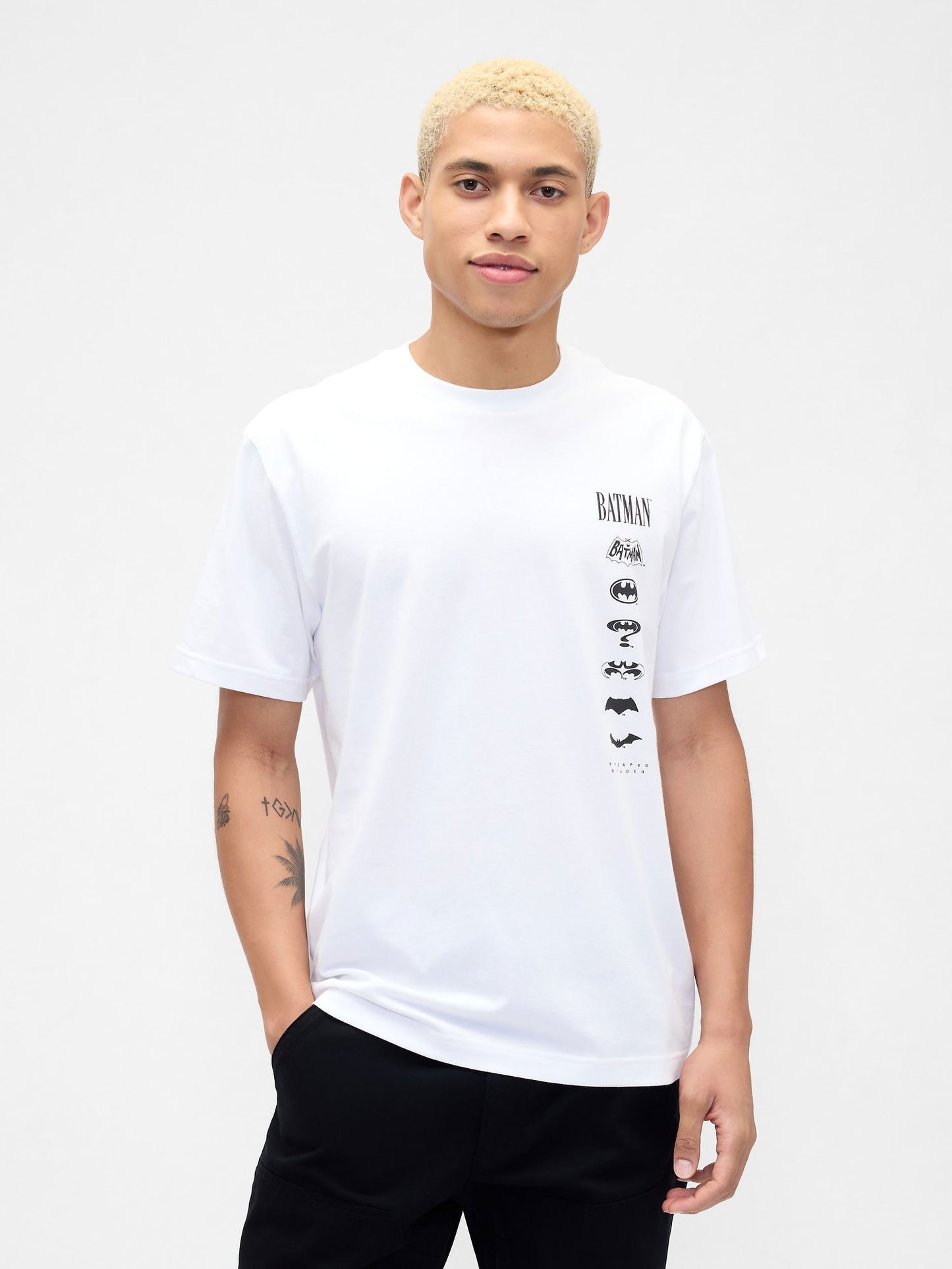 Beyaz Dc™ Batman Everyday Soft Relaxed Grafik Baskılı T-shirt