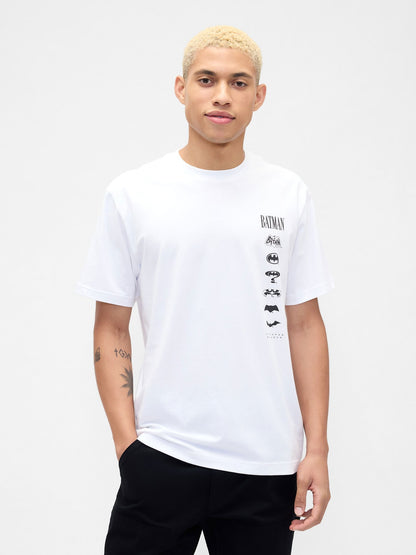 Beyaz Dc™ Batman Everyday Soft Relaxed Grafik Baskılı T-shirt