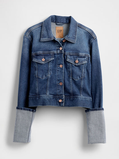 Mavi Pin-cuff Kısa Kol Icon Denim Ceket