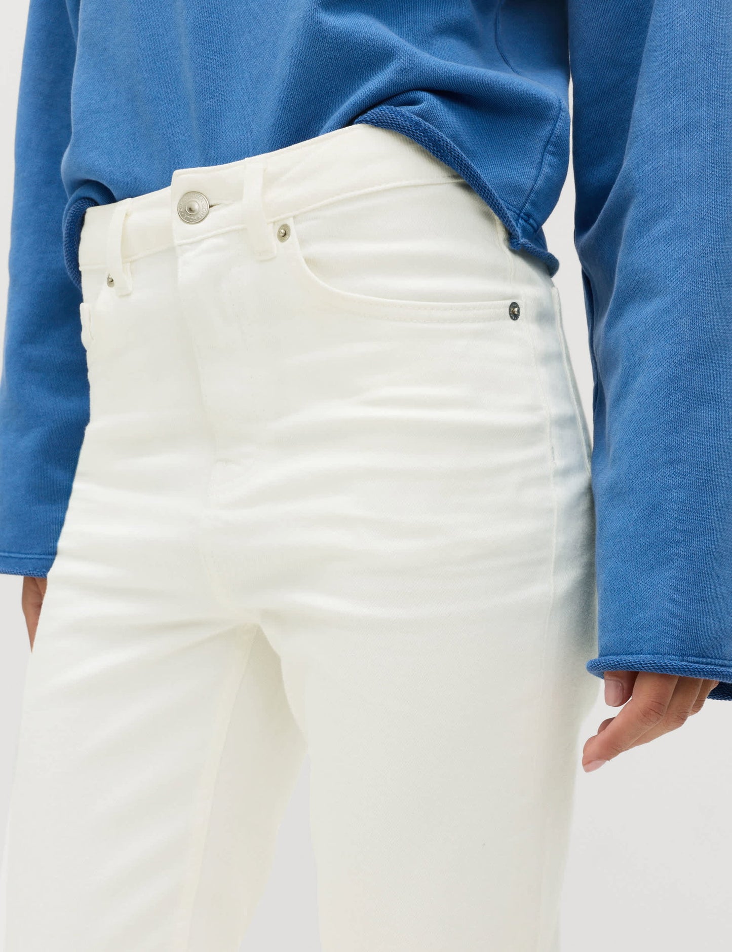 Pamuklu Cropped Pantolon