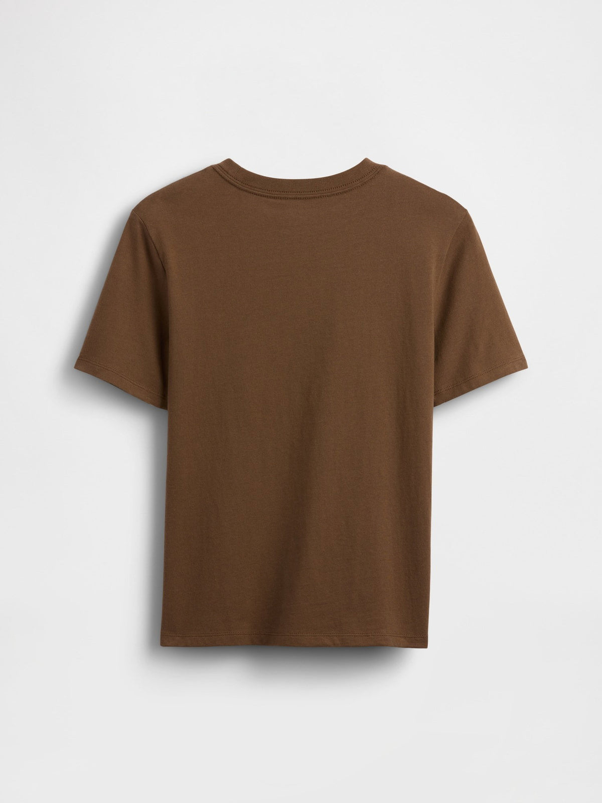 Kahverengi Grafik Baskılı T-shirt