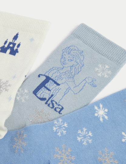 3'lü Pamuklu Disney Frozen:trade_mark: Çorap Seti