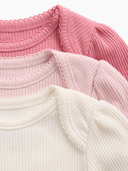 Pembe First Favorites Tinyrib Bodysuit (3’lü)