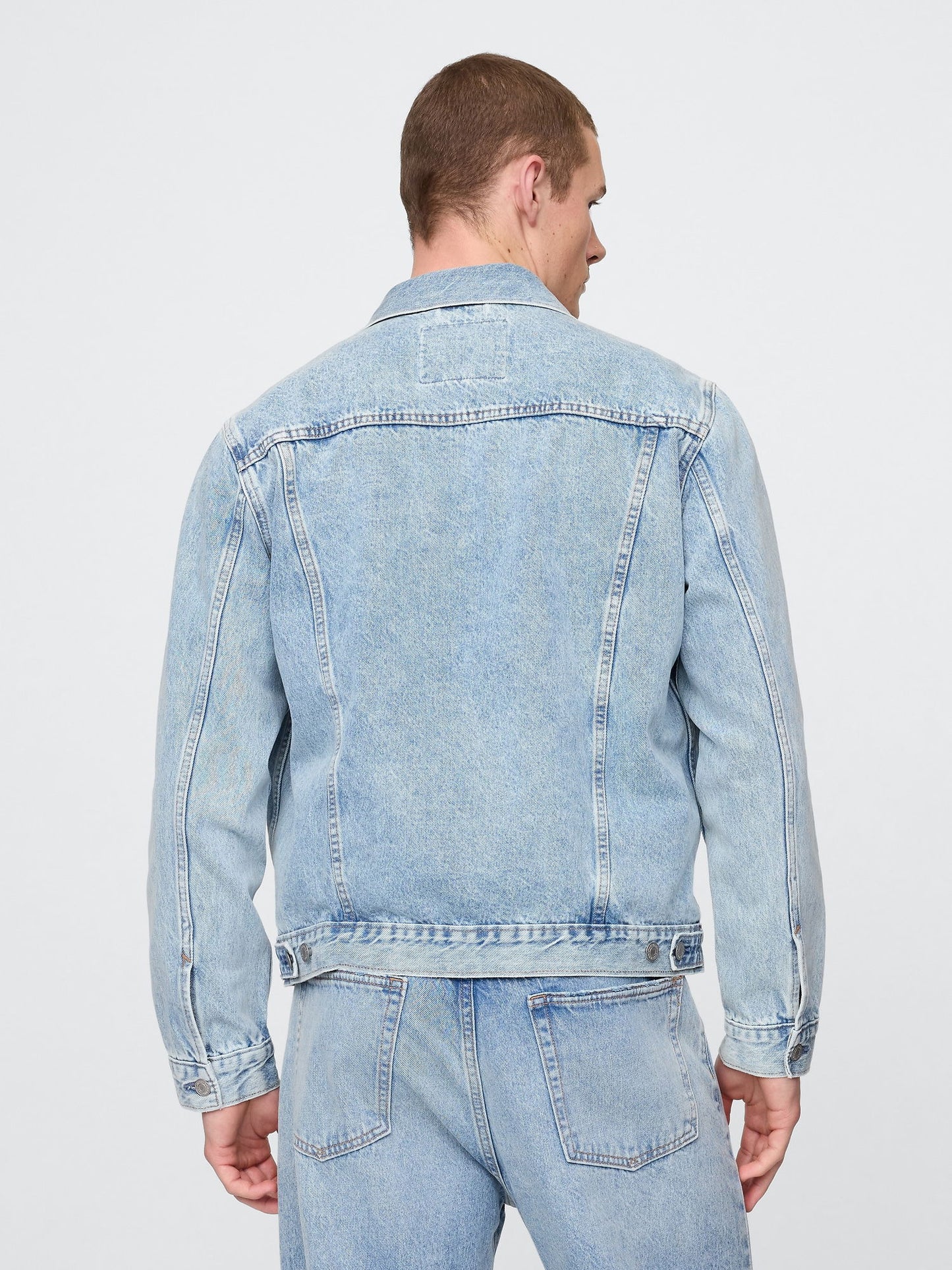 Açık Mavi Classic Icon Denim Ceket