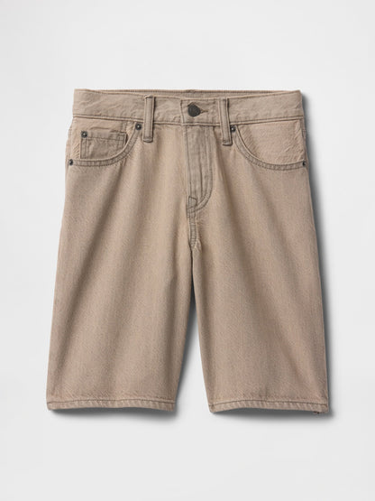 Bej Ultrasoft '90s Loose Denim Şort