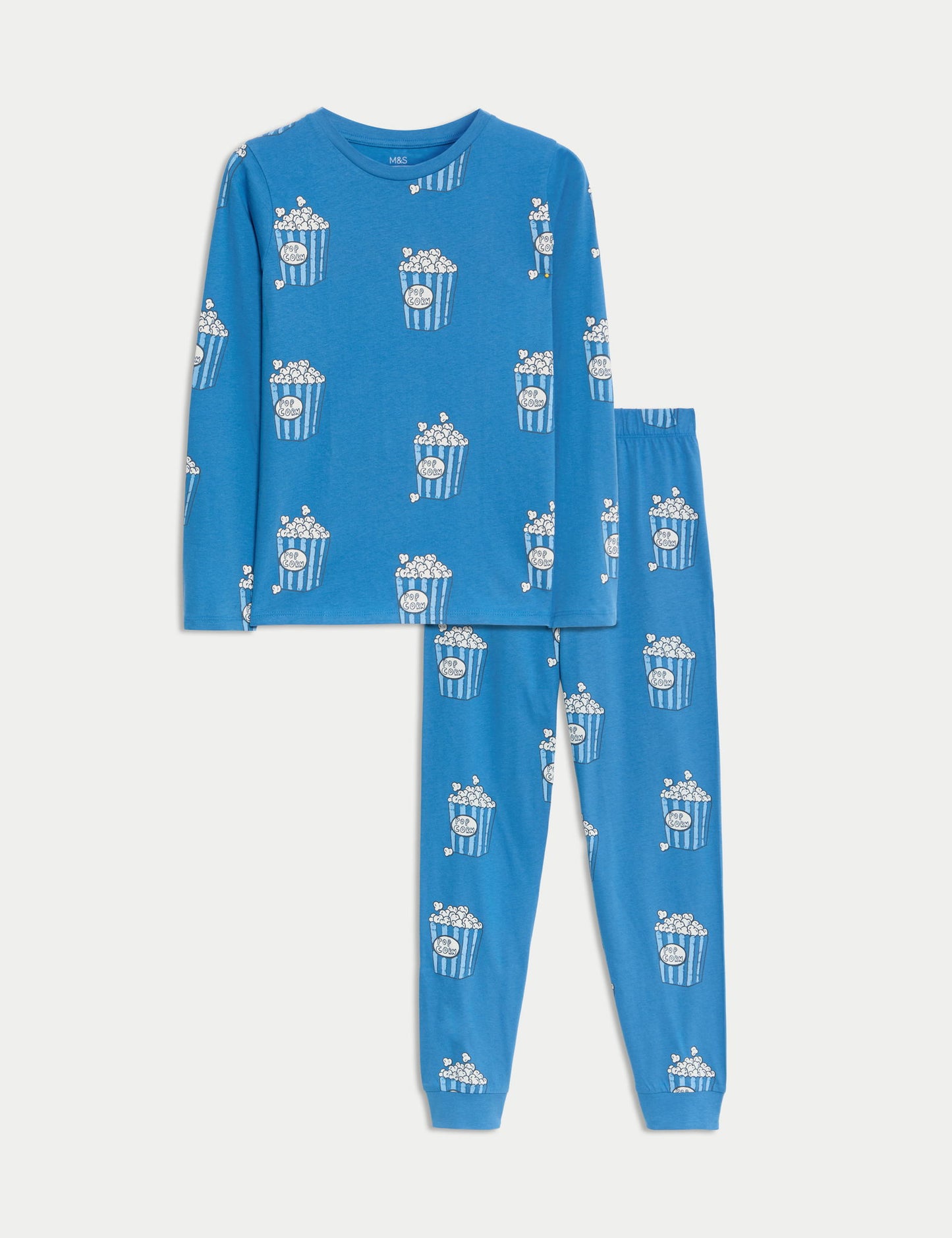 Patlamış Mısır Desenli Pijama Takımı