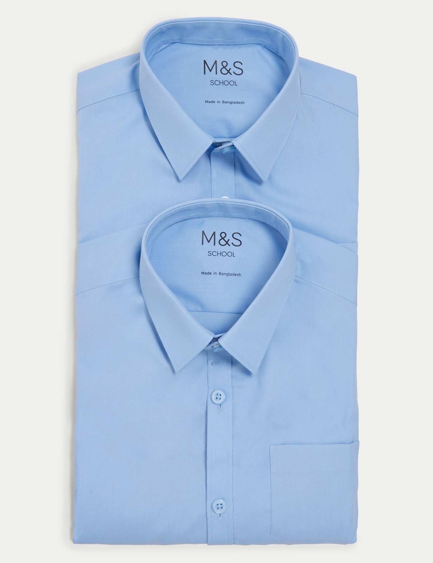 2'li Slim Fit Uzun Kollu Gömlek (2-18 Yaş)