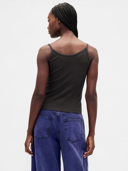 Siyah Gap × Disney Tim Burton’s The Nightmare Before Christmas Mini Rib Tank